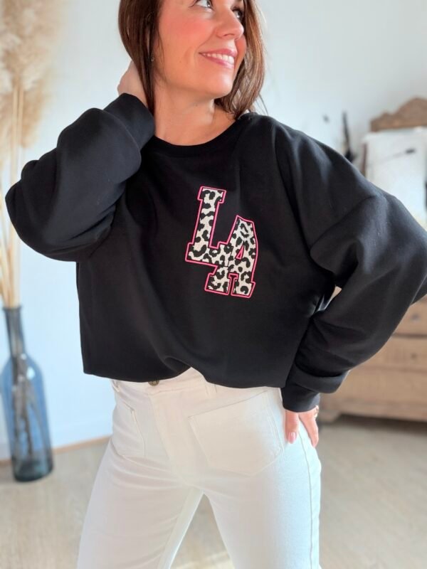 img_3319 Sweat noir LA - Modèle Phibie