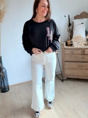 Jean wide blanc - Modèle Gasparette