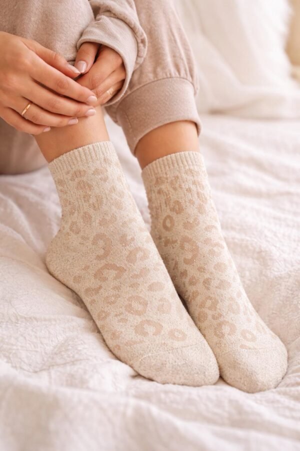 img_3503 Chaussettes à Paillettes Léopard doré