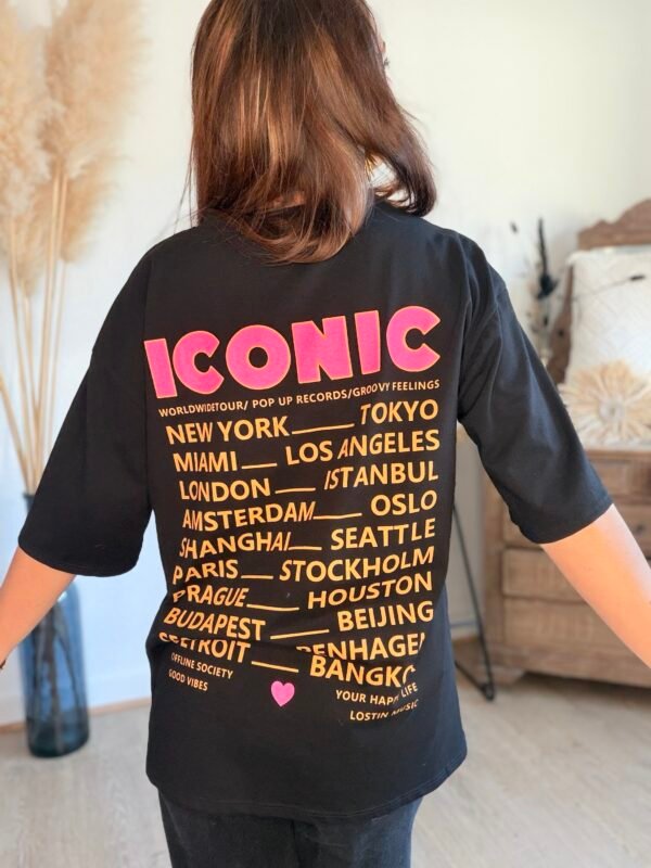 img_3661 T shirt noir - Modèle Iconic