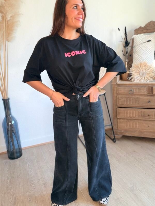 img_3670-3 T shirt noir - Modèle Iconic