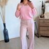 Pantalon fluide rose - Modèle Lorna
