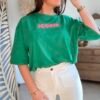 T shirt vert  - Modèle Iconic