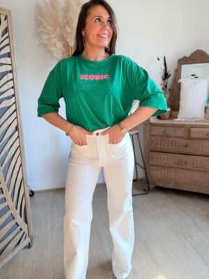 T shirt vert  - Modèle Iconic