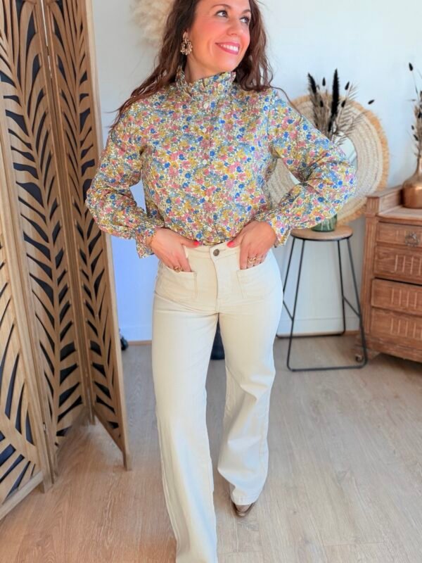 img_5625 Jean wide beige - Modèle Gaspard