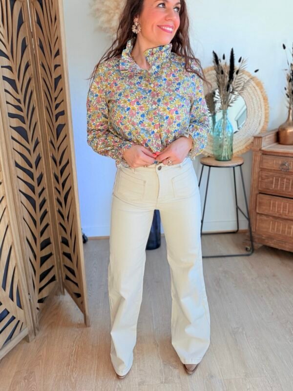 img_5632 Jean wide beige - Modèle Gaspard