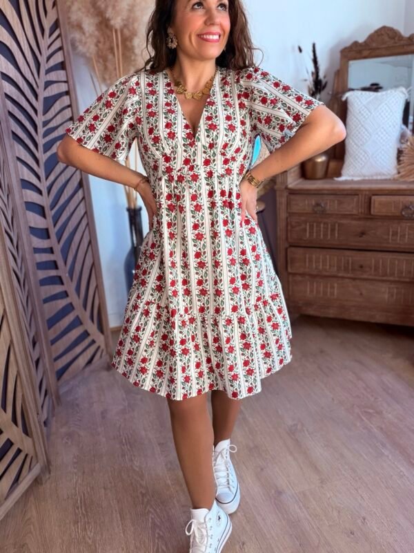 Robe floral  - Modèle Carmen