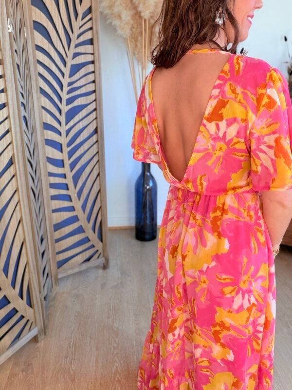 Robe longue colorée  - Modèle Bobby