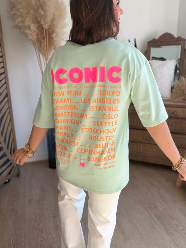 T shirt vert clair - Modèle Iconic