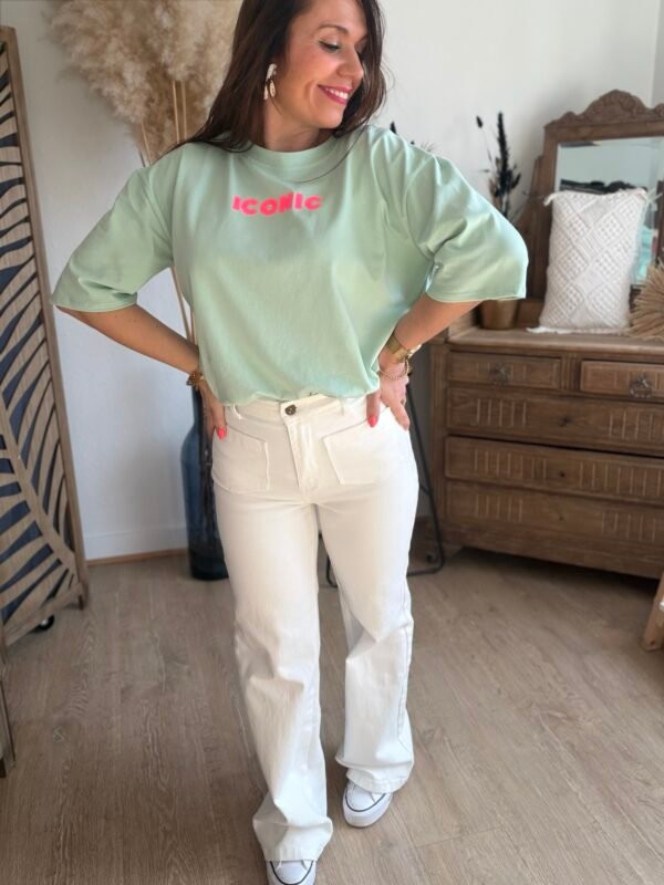 T shirt vert clair - Modèle Iconic