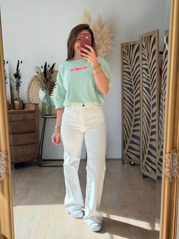 T shirt vert clair - Modèle Iconic