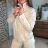 Trench beige col victorien - Modèle Leonie