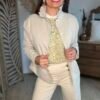 Trench beige col victorien - Modèle Leonie