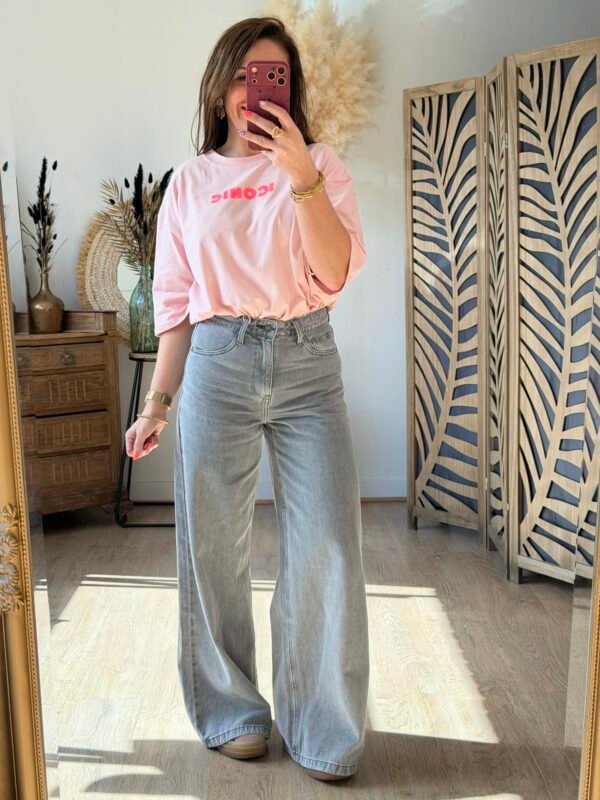 T shirt rose  - Modèle Iconic