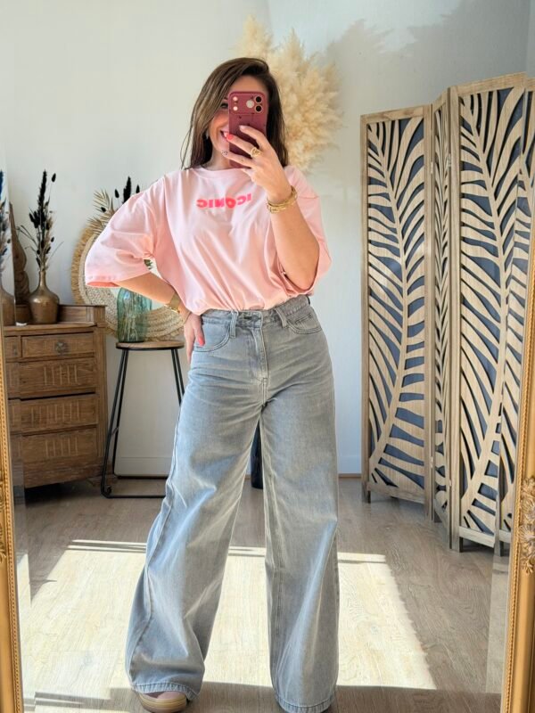 T shirt rose  - Modèle Iconic