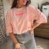 T shirt rose  - Modèle Iconic