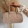 Sac à mains bowling beige – Caldera