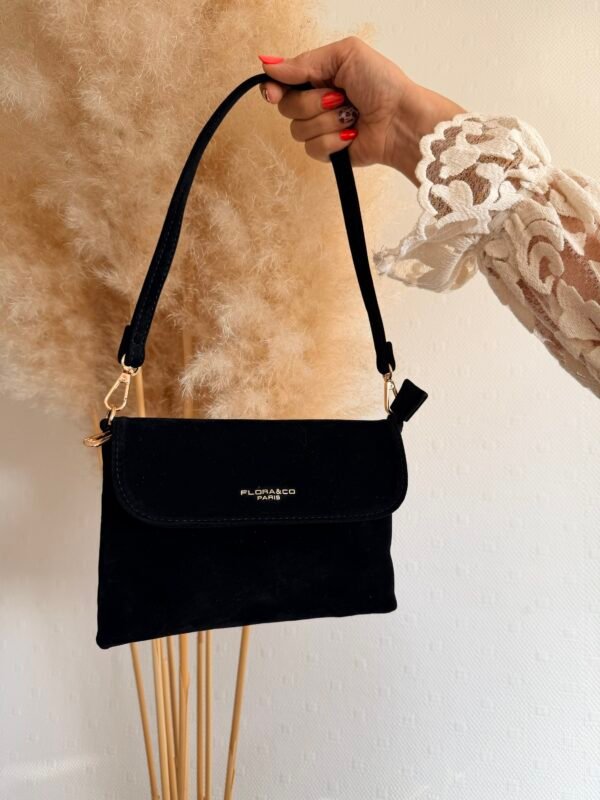 Sac Bandoulière noir – Modèle Celia