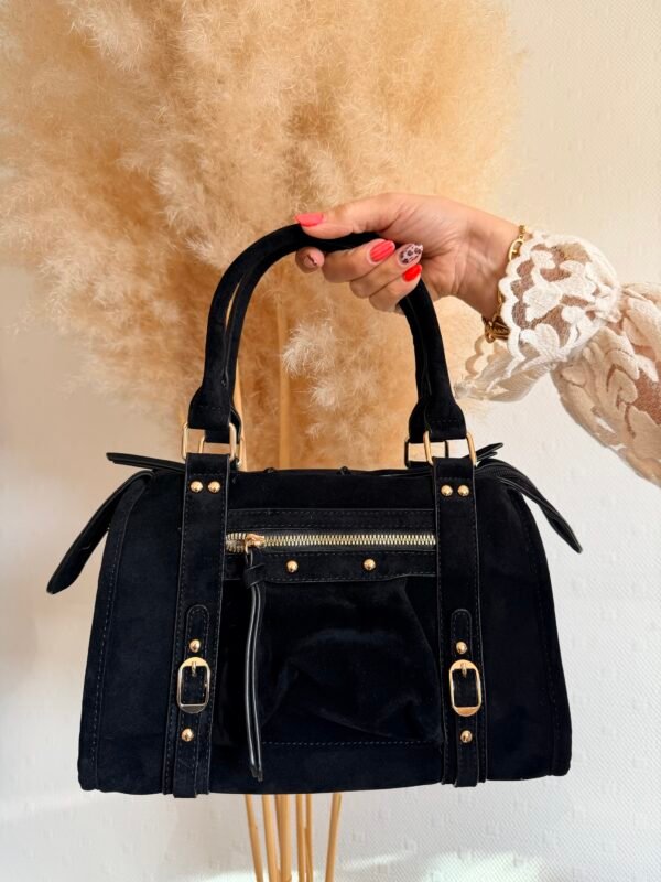 Sac à mains noir   – Modèle Forma
