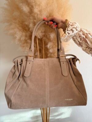 Sac à mains beige  – Iria