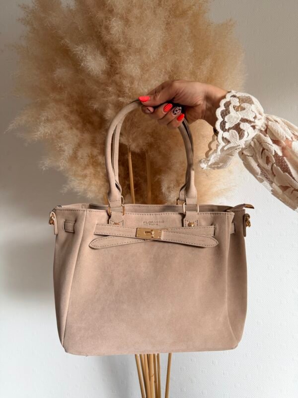Sac à mains beige  – Solara