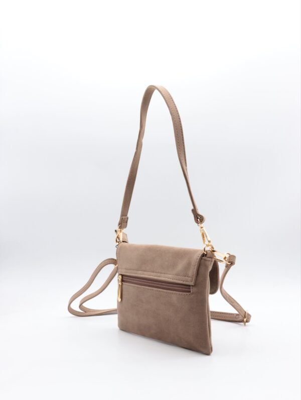 Sac Bandoulière taupe  – Modèle Celia