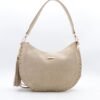 Sac à mains lune beige  – Leya