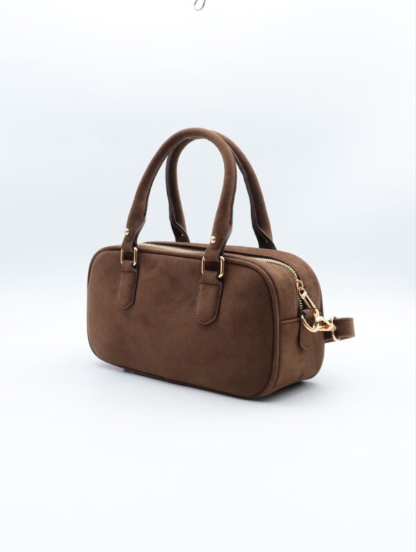 Sac à mains bowling chocolat – Caldera