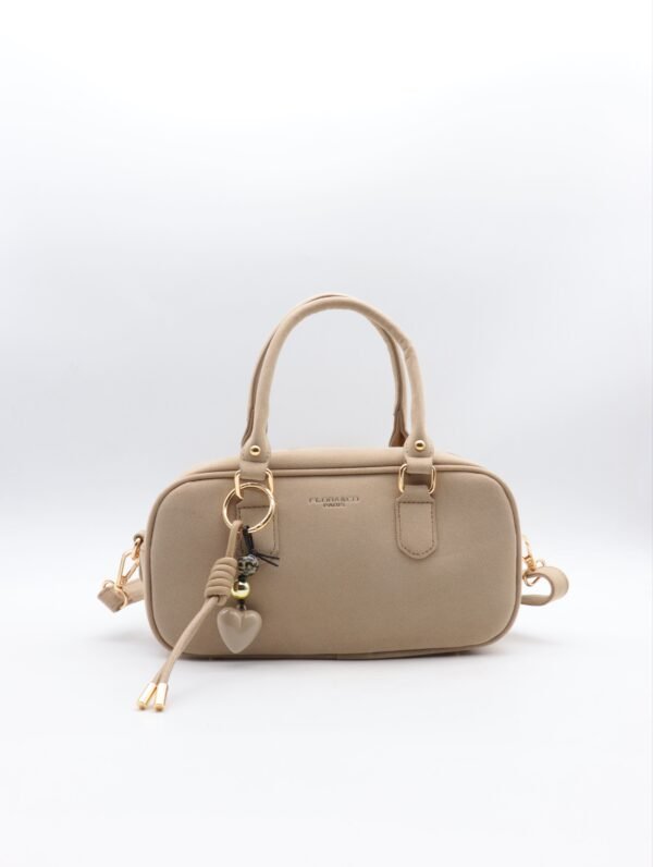 Sac à mains bowling beige – Caldera