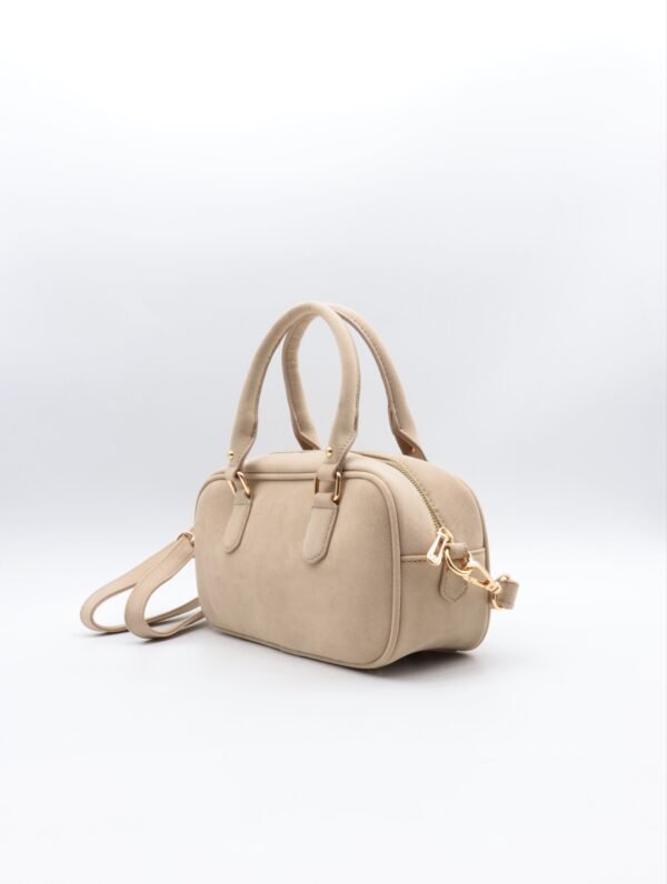 Sac à mains bowling beige – Caldera