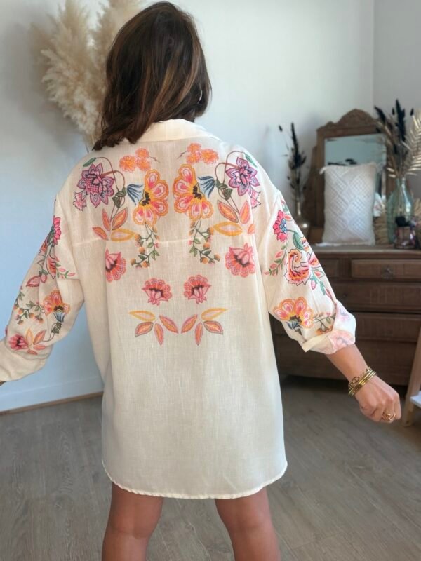 Chemise à imprimé brodé - Brooke