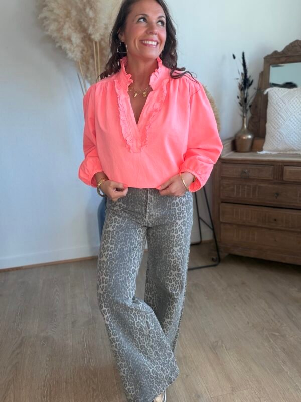 Jean léopard Wide Leg - Modèle Marius