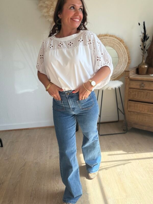 T shirt oversize blanc - Modèle Jenner