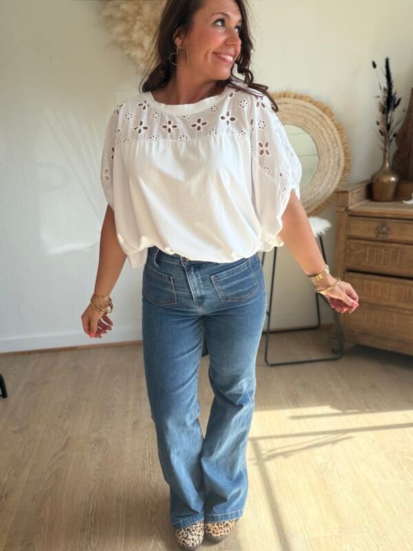 T shirt oversize blanc - Modèle Jenner