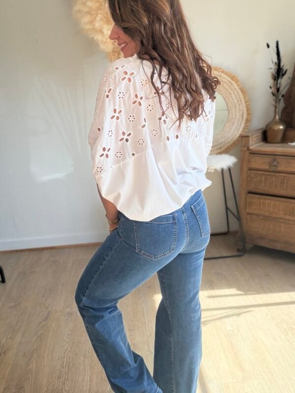 T shirt oversize blanc - Modèle Jenner