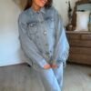 Veste en jean à franges - Modèle Ada