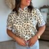 Pull léopard - Modèle Severine