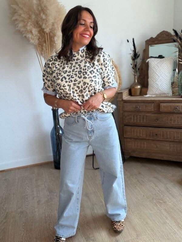 Jean wide bleu clair - Modèle Harper