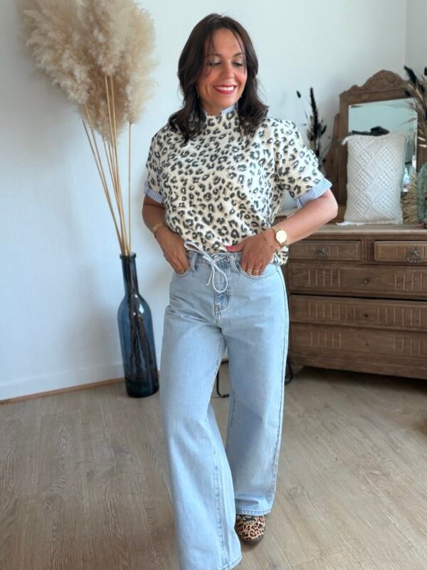 Jean wide bleu clair - Modèle Harper