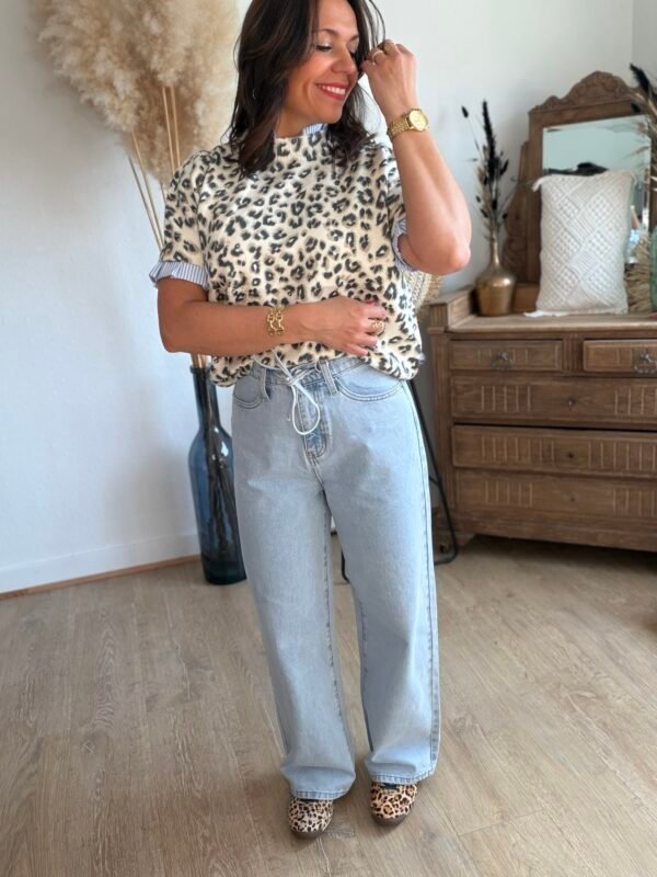 Jean wide bleu clair - Modèle Harper