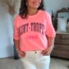 T shirt corail saint Tropez - Modèle Carina