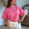 T shirt rose  - Modèle Naomy