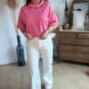T shirt rose  - Modèle Naomy