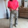T shirt fluide ultra doux rose néon  - Modèle Gina