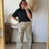 T shirt fluide ultra doux noir - Modèle Gina