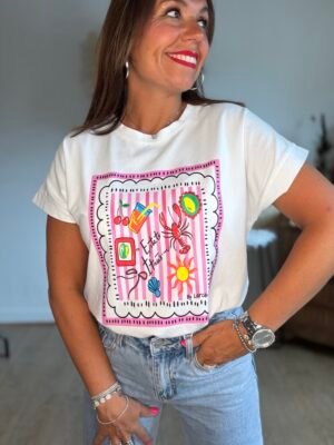 T shirt imprimé - Modèle Italiana