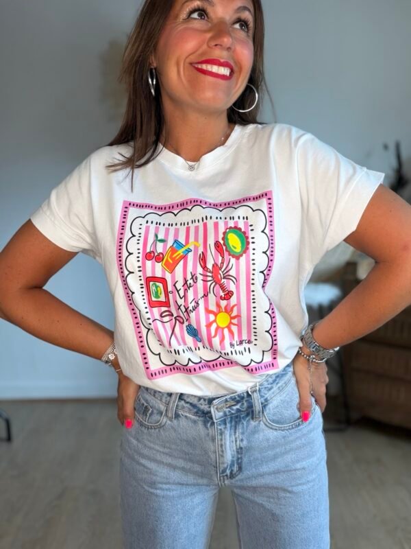 T shirt imprimé - Modèle Italiana