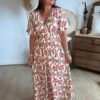Robe longue imprimé Botanik - Modèle Suzie