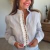 Chemise rayée  - Modèle Iris