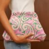 Sac pochette imprimé foulard - Modèle Nicky
